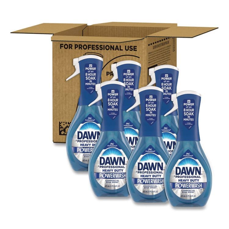 PROCTER & GAMBLE Heavy Duty Powerwash Commercial Dish Spray, 16 oz, 6 Pack: 6 Starter Kits (PGC12301) thumbnail 4