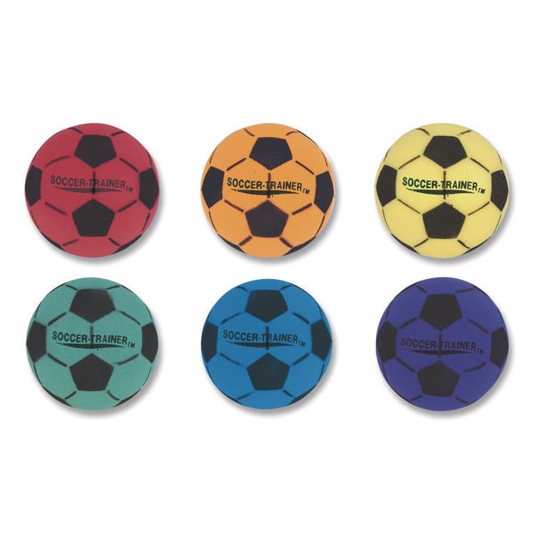 CHAMPION SPORT Ultra Foam Soccer Ball Set, 8" Diameter, Assorted Colors, 6/Set (CSIFSBSET) thumbnail 2