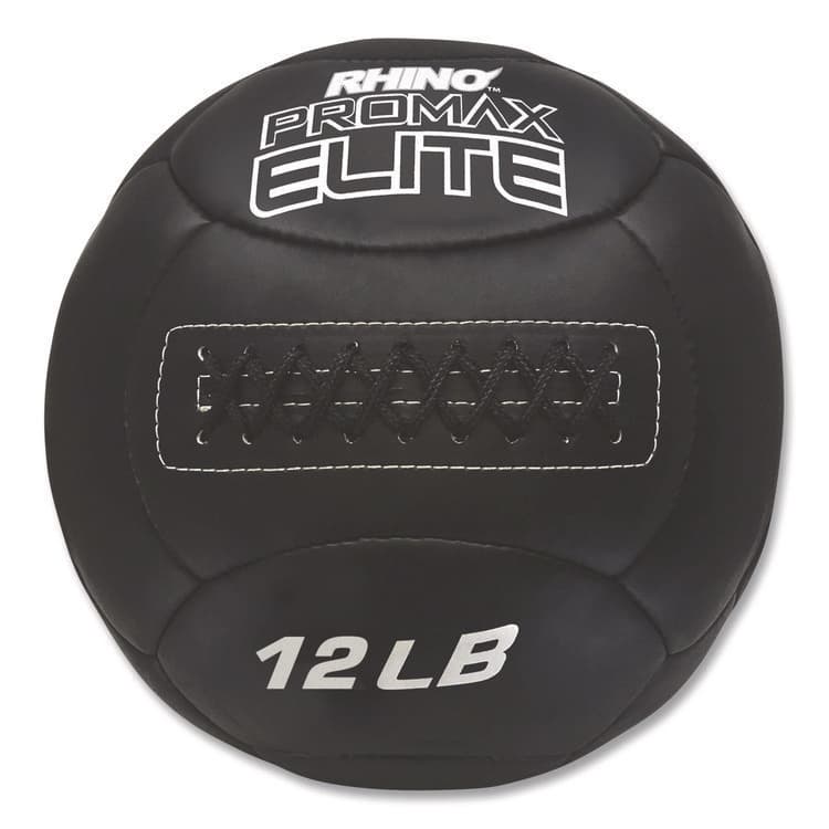 CHAMPION SPORT Rhino Promax Elite Medicine Ball, 12 lb, Black (CSIPRX12)