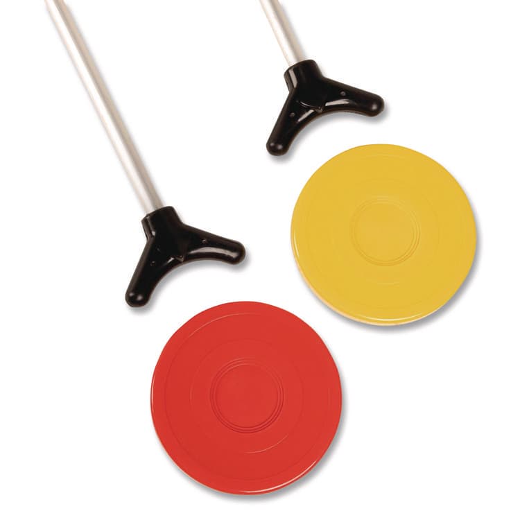 CHAMPION SPORT Economy Shuffleboard Set, 15-ft Court, Four 51" Cues, Eight Discs (CSISBA20) thumbnail 4