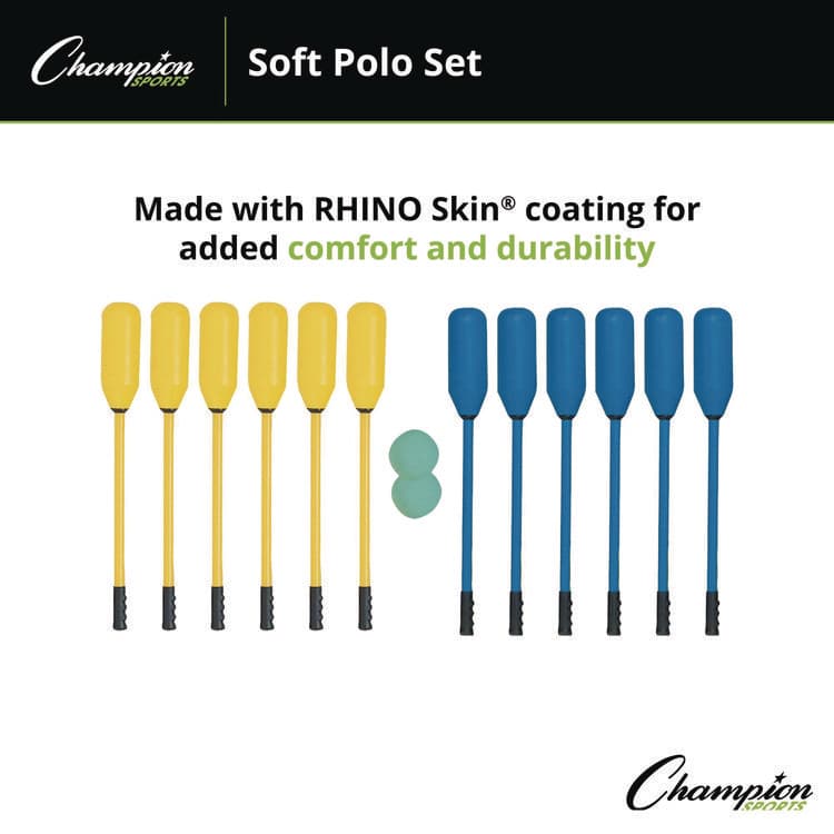 CHAMPION SPORT Soft Polo Set, 24" Long, (12) Sticks/(2) 7" Balls (CSIPXSET) thumbnail 2