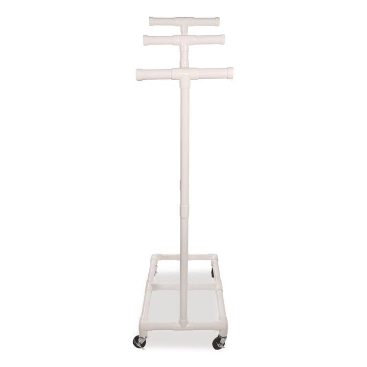 CHAMPION SPORT Jump Rope and Hoop Cart, Plastic, 19 x 28 x 69, White (CSIRHRACK) thumbnail 3