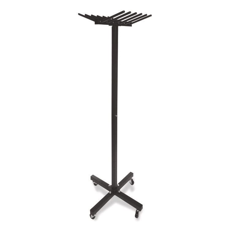 CHAMPION SPORT Portable Jump Rope Metal Rack, 23" x 23" x 65", Black (CSIJRS12M)