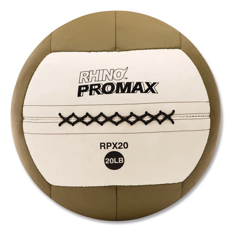 CHAMPION SPORT Rhino Promax Medicine Ball, 20 lb, Brown (CSIRPX20)