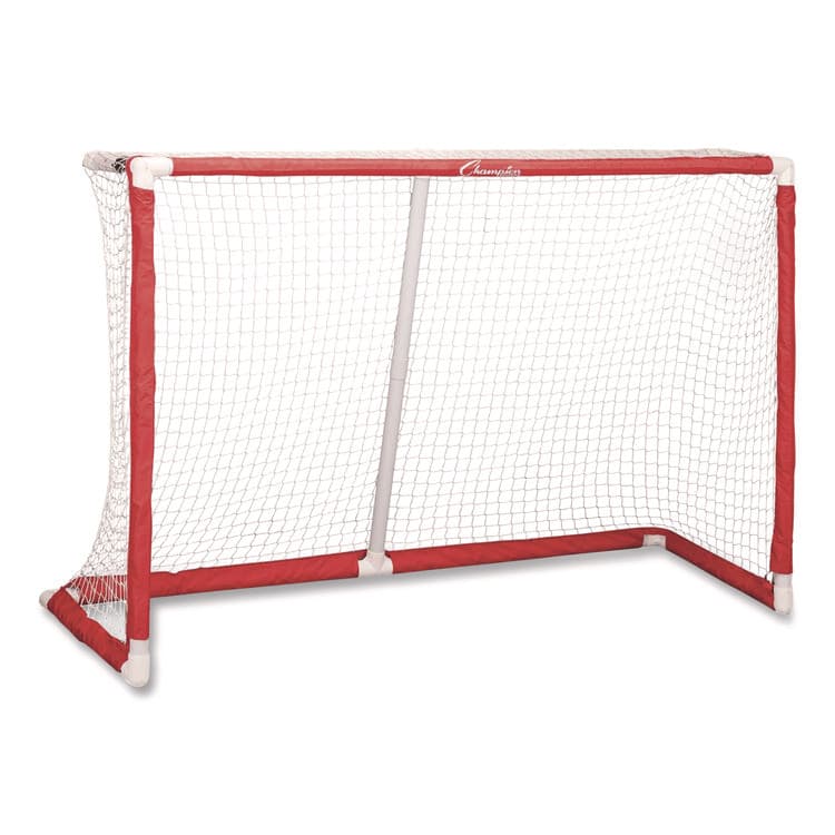 CHAMPION SPORT 72 Inch Floor Hockey Collapsible Goal, 24" x 72", 1.65" dia Frame (CSIFHG72)