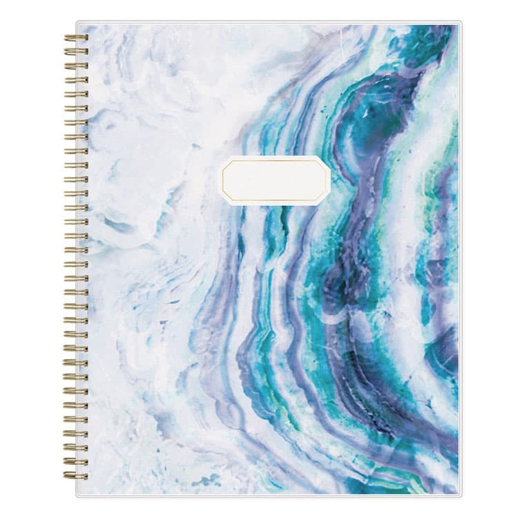 BLUE SKY Gemma Academic Year Weekly/Monthly Planner, Geode Artwork, 11 x 8.5, Blue/Purple Cover, 12-Month (July to June): 2025 to 2026 (BLS118177) thumbnail 2