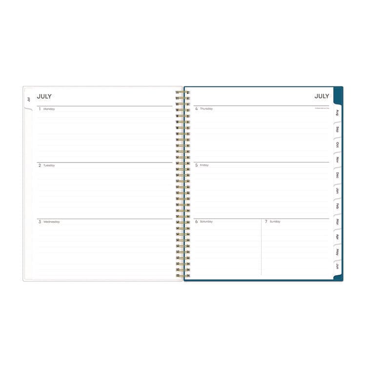 BLUE SKY Bakah Blue Academic Year Weekly/Monthly Planner, Floral Artwork, 11 x 8.5, Blue/White Cover, 12-Month (July-June): 2025-2026 (BLS131951) thumbnail 3