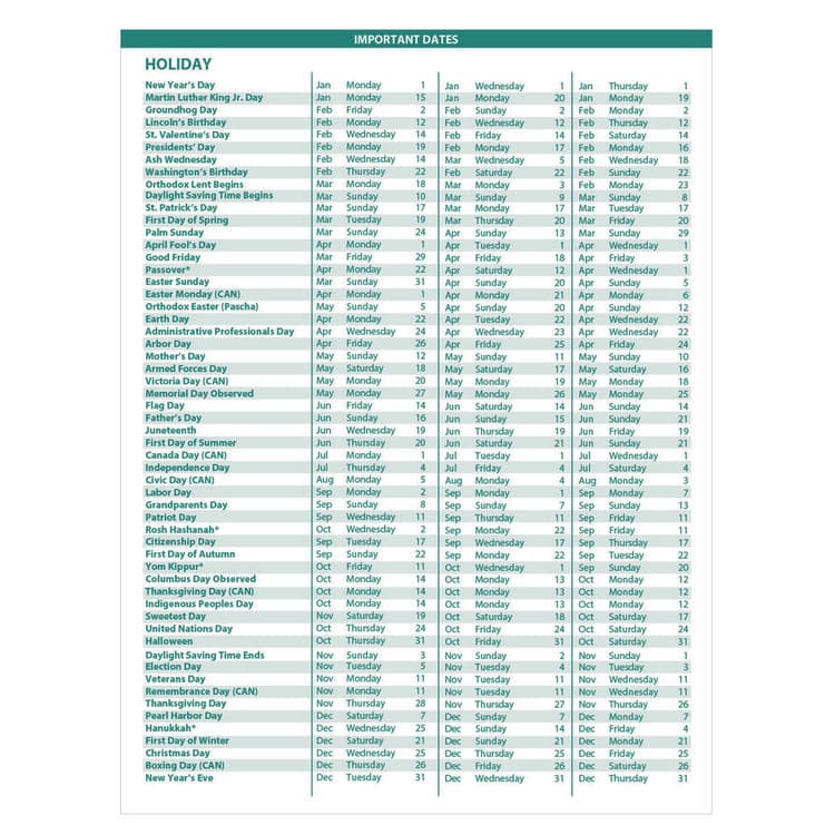 HOUSE OF DOOLITTLE 100% Recycled MonoBright Monthly/Weekly Planner, 11 x 8.5, Green/Gold Cover, 12-Month (July to June): 2025 to 2026 (HOD283509) thumbnail 3