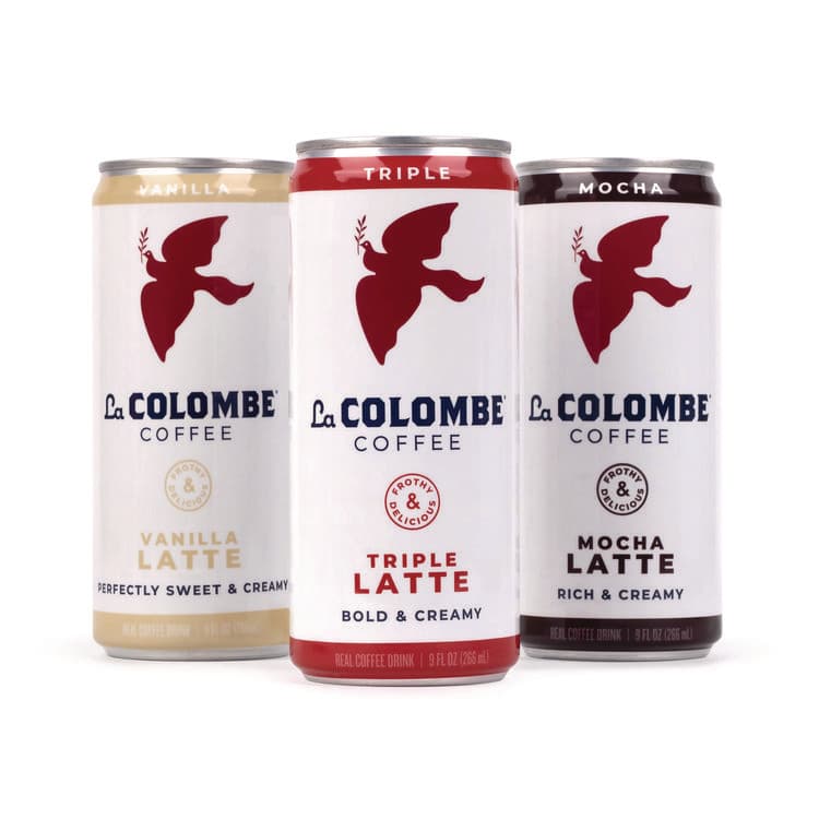 LA COLOMBE COFFEE ROASTERS Draft Latte Cold Brew, Assorted Flavors, 9 oz Can, 12/Carton (GRR22002272) thumbnail 3