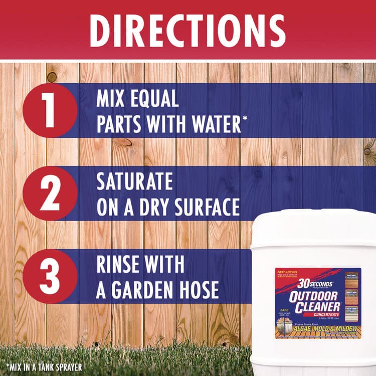 WEIMAN 30 Second Outdoor Cleaner, Clean Scent, 1 gal Bottle (WMN5G30S) thumbnail 3