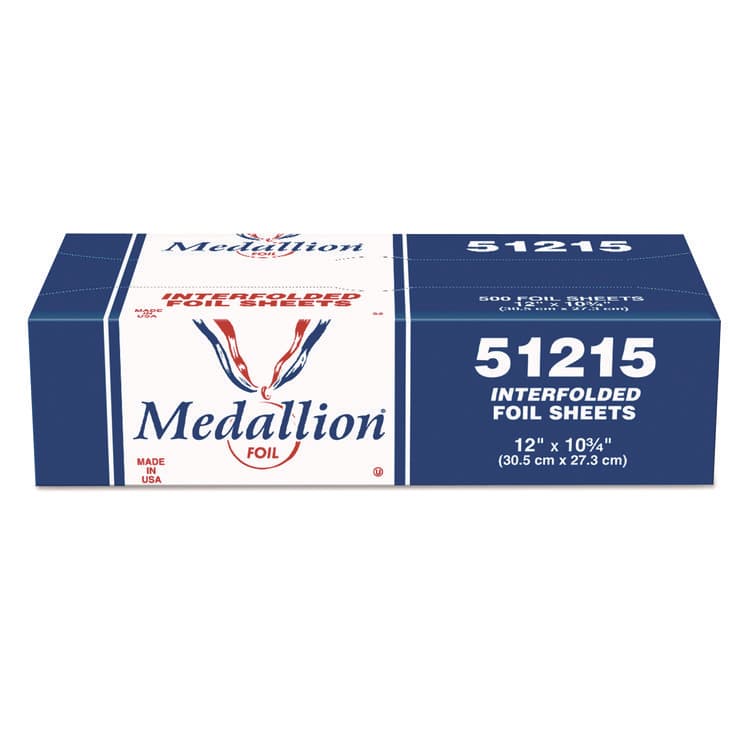 HFA Medallion Interfolded Foil Sheets, 12 x 10.75, 500/Box, 6 Boxes/Carton (HFA51215) thumbnail 2