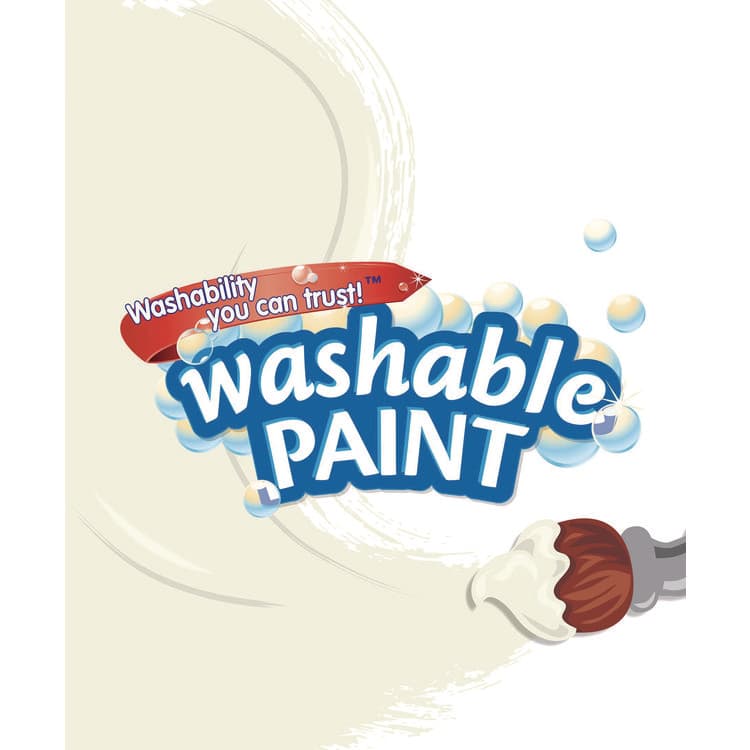 BINNEY & SMITH / CRAYOLA Washable Paint, White, 16 oz Bottle (CYO542016053) thumbnail 4