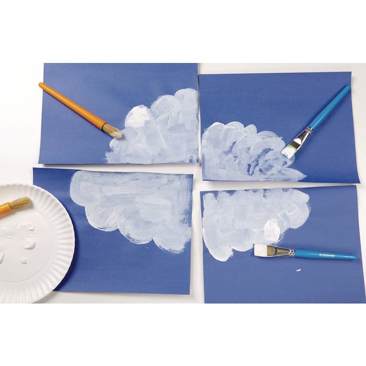 BINNEY & SMITH / CRAYOLA Artista II Washable Tempera Paint, White, 16 oz Bottle (CYO543115053) thumbnail 4