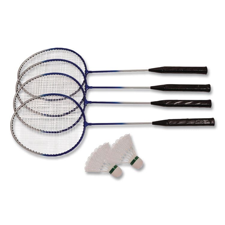 CHAMPION SPORT Deluxe Badminton Set, 20 ft Net with 4 Rackets, 2 Shuttlecocks (CSIDBSET) thumbnail 4
