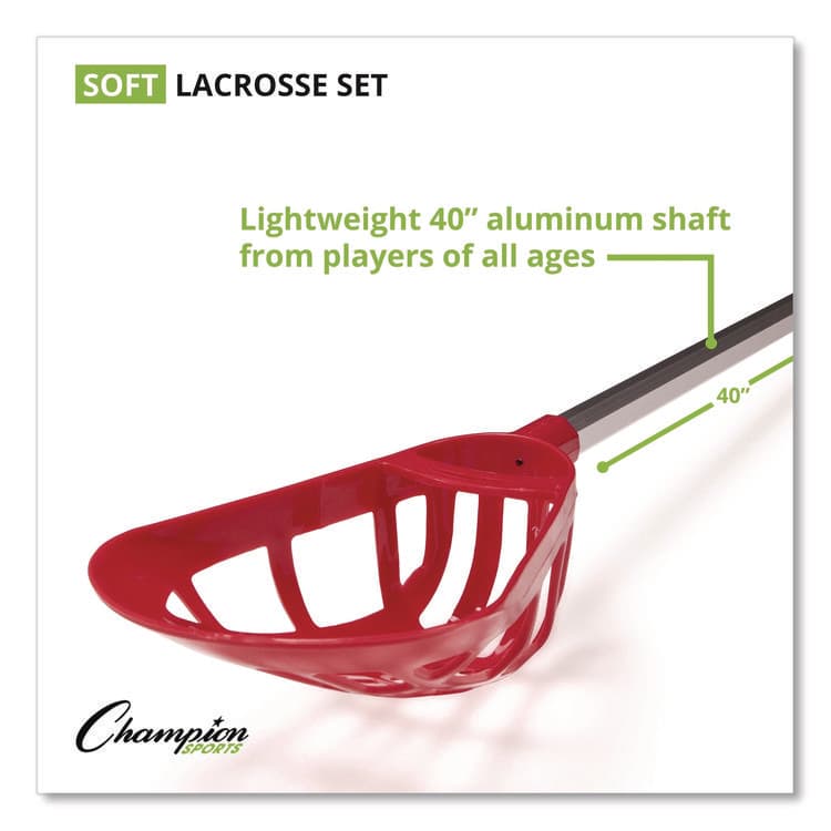 CHAMPION SPORT Soft Lacrosse Set, 6 Balls/12 Sticks (CSILAXSR) thumbnail 3