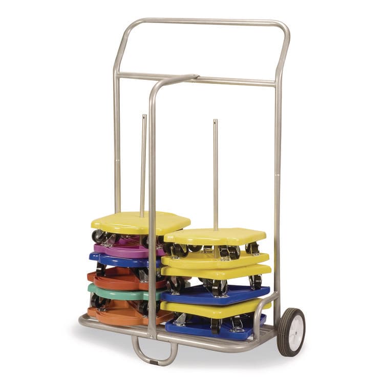 CHAMPION SPORT Scooter Storage Cart, Metal, 132 lb Capacity, 16 x 32 x 48, Silver (CSISC036)