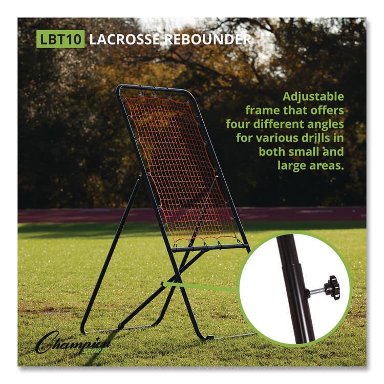 CHAMPION SPORT Lacrosse Ball Rebounder, 80" x 3 ft, 1.25" dia Frame (CSILBT10) thumbnail 3