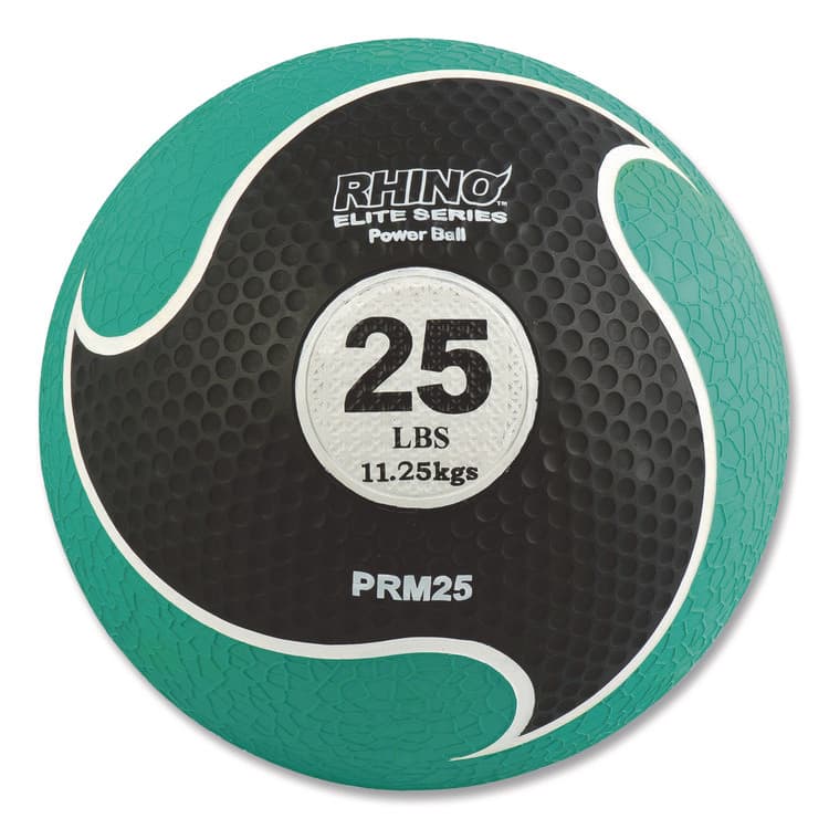 CHAMPION SPORT Rhino Elite Medicine Ball, 25 lb, Green (CSIPRM25)
