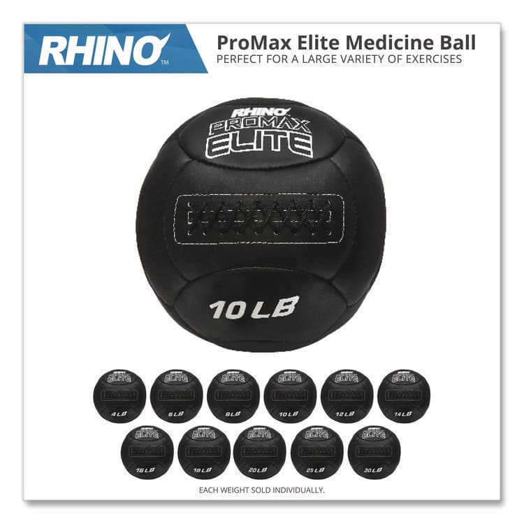 CHAMPION SPORT Rhino Promax Elite Medicine Ball, 12 lb, Black (CSIPRX12) thumbnail 3