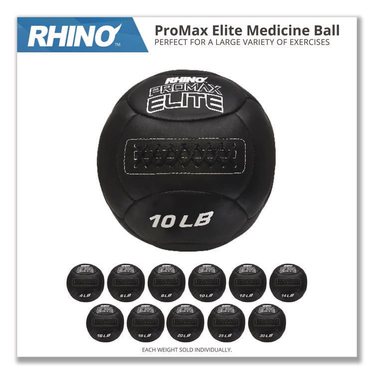 CHAMPION SPORT Rhino Promax Elite Medicine Ball, 25 lb, Black (CSIPRX25) thumbnail 3