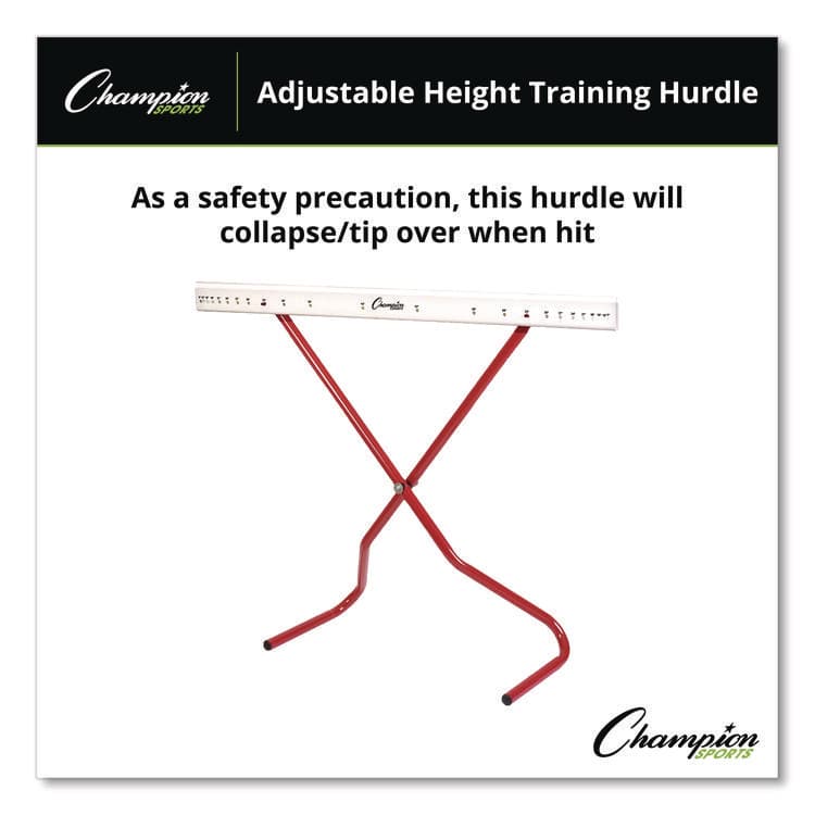 CHAMPION SPORT Adjustable Training Hurdle, 41" x 14", 1" Tube dia (CSIPH) thumbnail 3