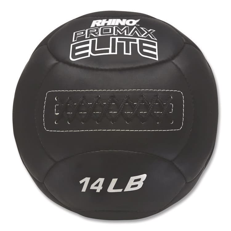 CHAMPION SPORT Rhino Promax Elite Medicine Ball, 14 lb, Black (CSIPRX14)