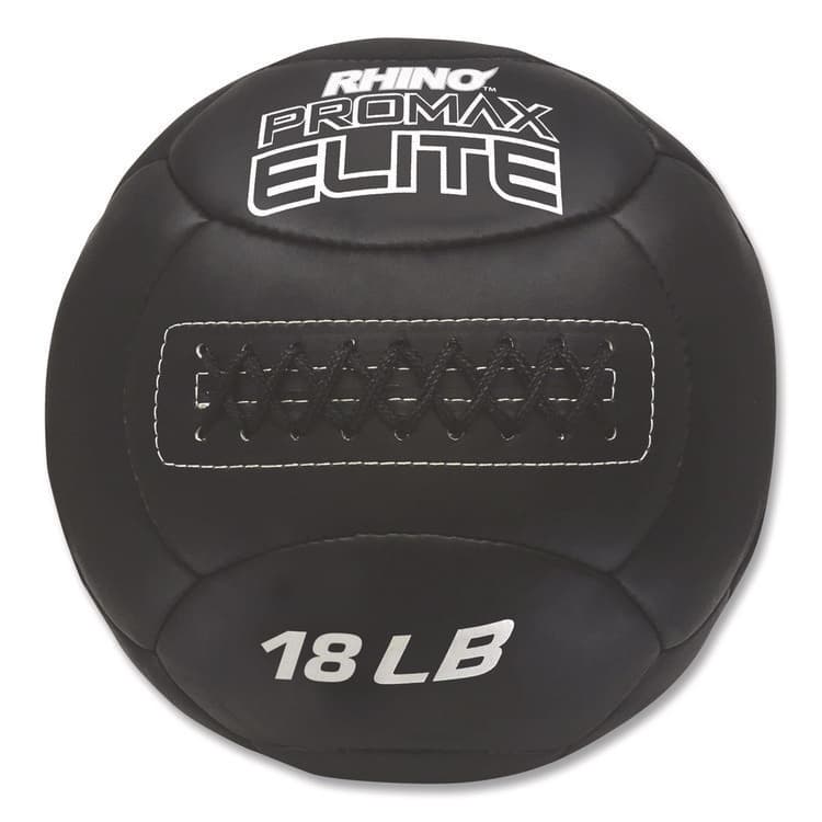 CHAMPION SPORT Rhino Promax Elite Medicine Ball, 18 lb, Black (CSIPRX18)