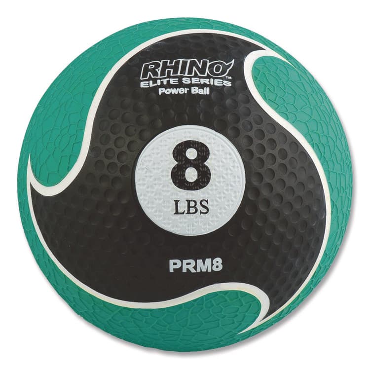 CHAMPION SPORT Rhino Elite Medicine Ball, 8 lb, Green (CSIPRM8)