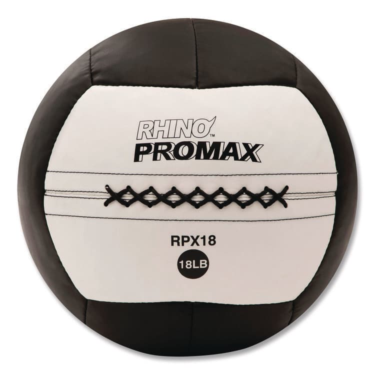 CHAMPION SPORT Rhino Promax Medicine Ball, 18 lb, Black (CSIRPX18)
