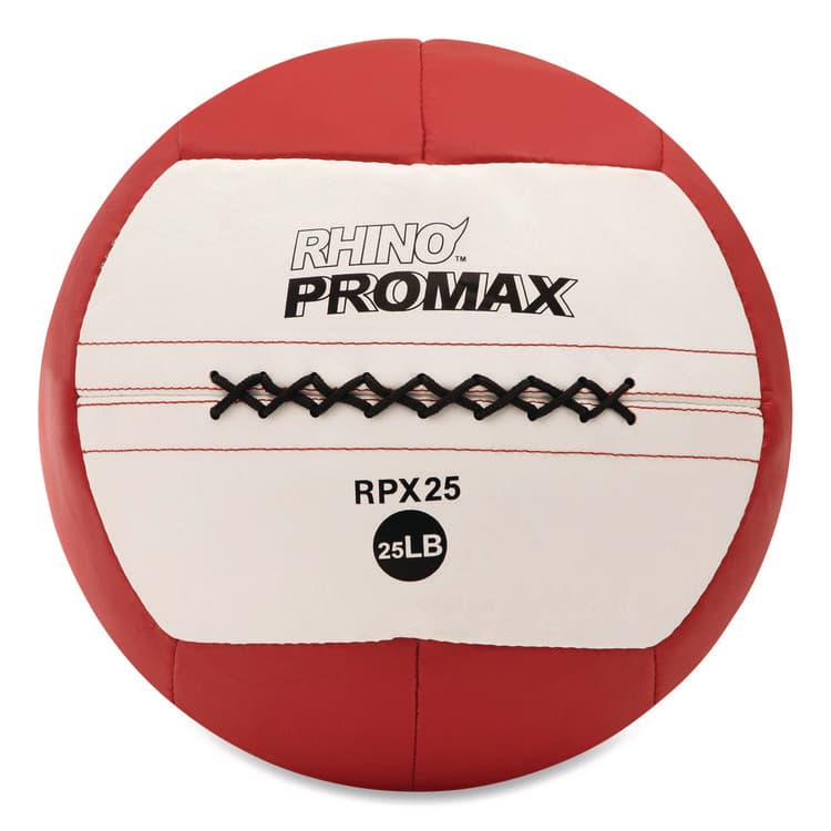 CHAMPION SPORT Rhino Promax Medicine Ball, 25 lb, Red (CSIRPX25)