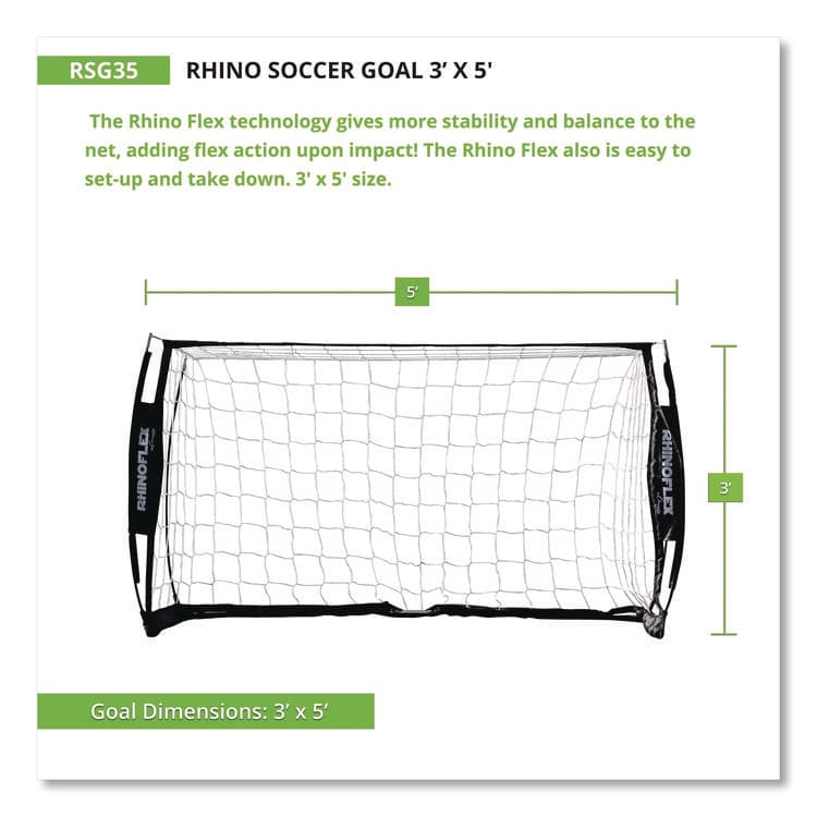 CHAMPION SPORT Rhino Soccer Goal, 36" x 60" (CSIRSG35) thumbnail 2