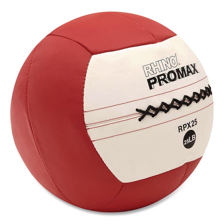 CHAMPION SPORT Rhino Promax Medicine Ball, 25 lb, Red (CSIRPX25) thumbnail 3