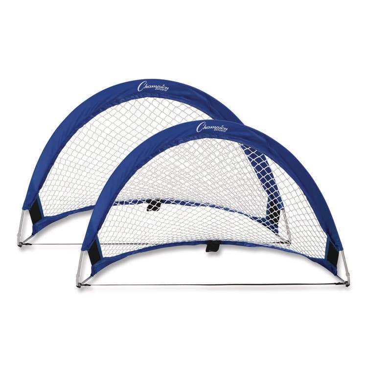 CHAMPION SPORT Pop Up Half Moon Goal, 30" x 18", Pair (CSISG3018)
