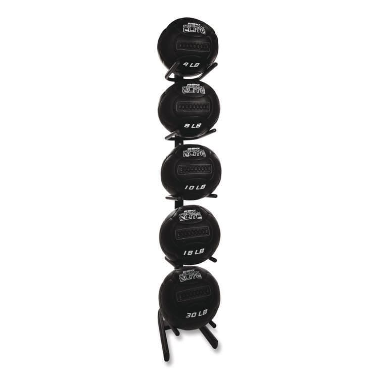 CHAMPION SPORT U-Ring Single Medicine Ball Tree, 23" x 22.5" x 64.5", Black (CSISTM1) thumbnail 2