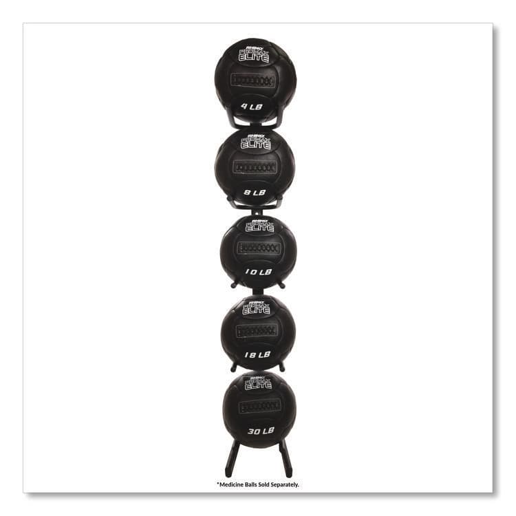 CHAMPION SPORT U-Ring Single Medicine Ball Tree, 23" x 22.5" x 64.5", Black (CSISTM1) thumbnail 3