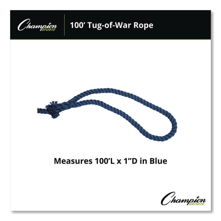 CHAMPION SPORT Tug-of-War Rope, 100 ft, 1" dia (CSITWR100) thumbnail 2