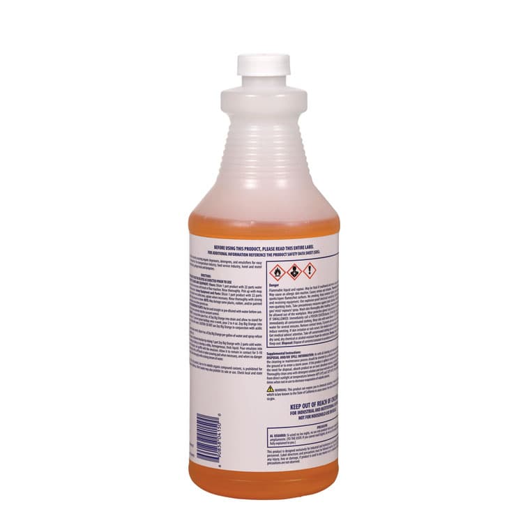ZEP . Big Orange, 1 qt Bottle, 12/Carton (ZPE41501) thumbnail 2