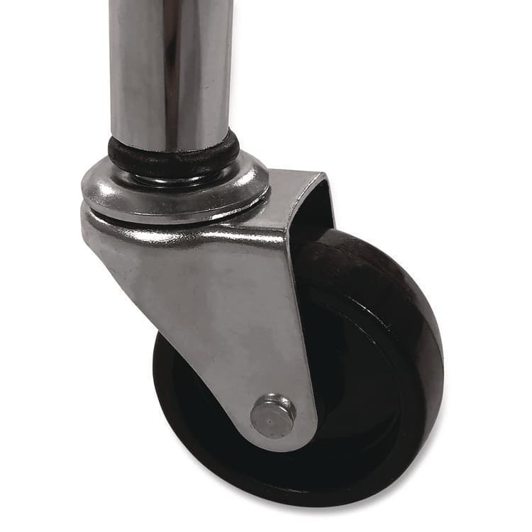 CHAMPION SPORT Portable Ball Locker, Metal, 176 lb Capacity, 24 x 41 x 36, Chrome (CSIBCX) thumbnail 3