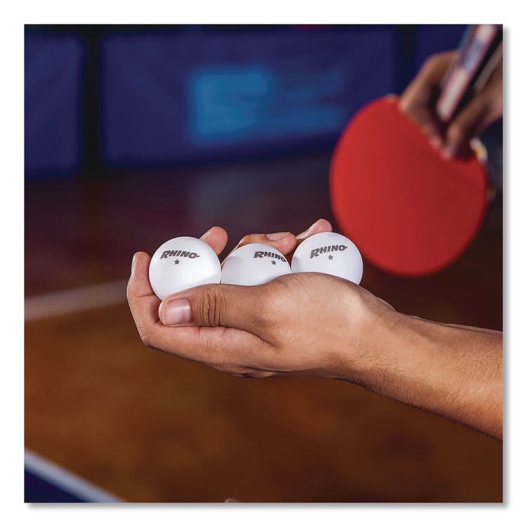 CHAMPION SPORT Table Tennis Balls, Official Size, White, 144/Carton (CSI1STAR144) thumbnail 4