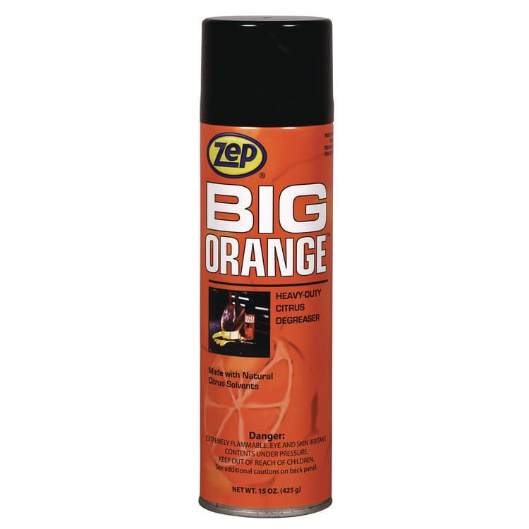ZEP . Big Orange Aerosol, Citrus Scent, 15 oz Aerosol Can, 12/Carton (ZPE11401)