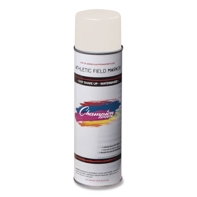 CHAMPION SPORT Field Marking Paint, 18 oz Aerosol Spray, White (CSIFMP2W)