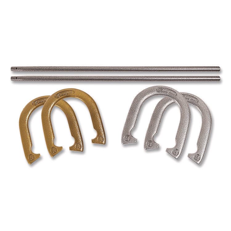 CHAMPION SPORT Steel Horseshoe Set, (4) Horseshoes/(2) 24" Stakes/Nylon Carry Bag (CSIIHS100) thumbnail 4