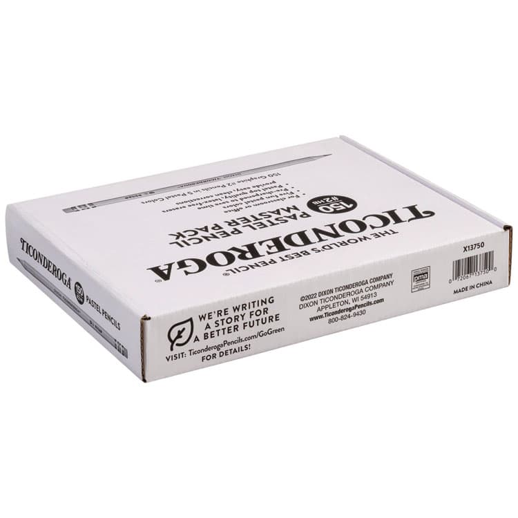 DIXON TICONDEROGA CO. Pre-Sharpened Pencil, 2.2 mm, HB (#2), Black Lead, Pastel Assorted Barrel Colors, 150/Pack (DIXX13750) thumbnail 3