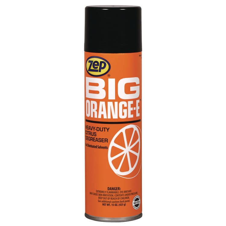 ZEP . Big Orange-E Aerosol, 15 oz Aerosol Can, 12/Carton (ZPE18501)