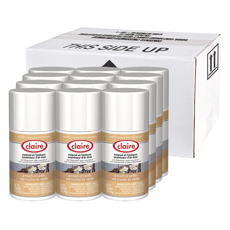 PLZ CORP Metered Air Freshener, Vanilla Scent, 7 oz Aerosol Spary, 12/Carton (CGC108) thumbnail 4