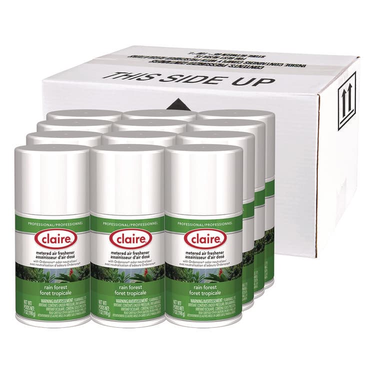 PLZ CORP Metered Air Freshener, Rain Forest, 11 oz Aerosol Spray, 12/Carton (CGC114) thumbnail 4