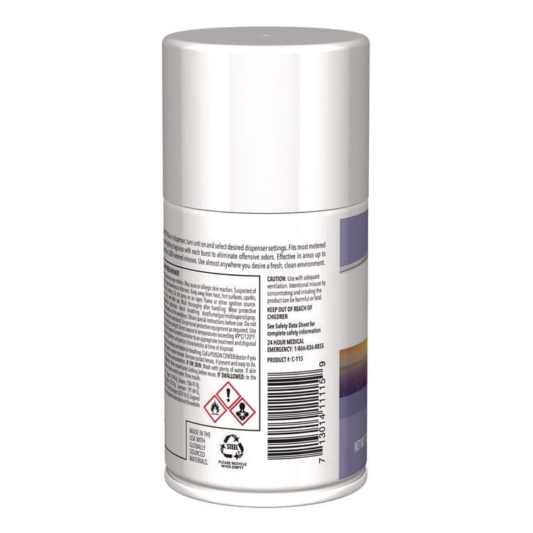 PLZ CORP Metered Air Freshener, Lavender, 11 oz Aerosol Spray, 12/Carton (CGC115) thumbnail 2