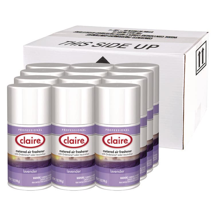 PLZ CORP Metered Air Freshener, Lavender, 11 oz Aerosol Spray, 12/Carton (CGC115) thumbnail 4