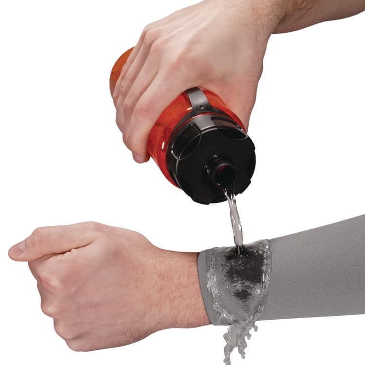 ERGODYNE CORPORATION Chill-Its 6690 Performance Knit Cooling Arm Sleeve, Polyester/Spandex, Large, Gray, Pair (EGO12188) thumbnail 3