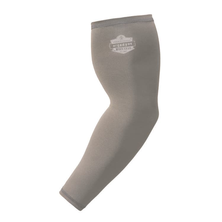 ERGODYNE CORPORATION Chill-Its 6690 Performance Knit Cooling Arm Sleeve, Polyester/Spandex, X-Large, Gray, Pair (EGO12189)